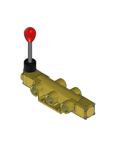 Valve, 4-Way, Brass