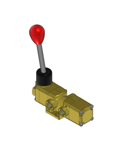 Valve, 3-Way, Brass