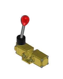 Valve, 3-Way, Brass