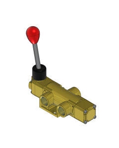 Valve, 3-Way, Brass