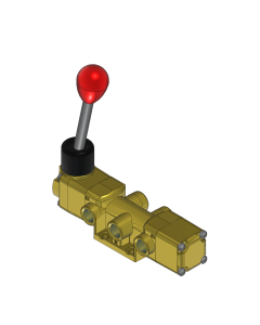 Valve, 4-Way, Brass