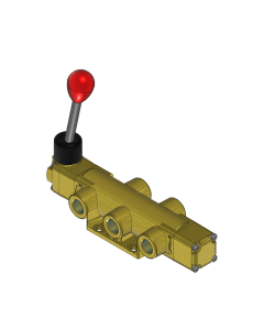 Valve, 4-Way, Brass
