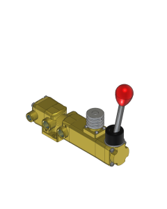 Valve, 3-Way, Brass
