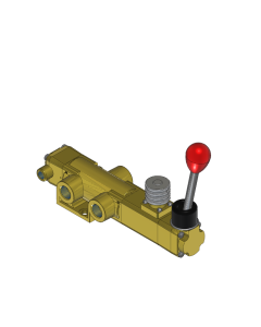Valve, 3-Way, Brass