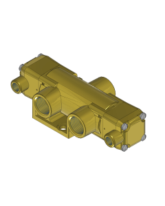 Valve, 3-Way, Brass