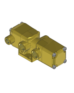 Valve, 3-Way, Brass