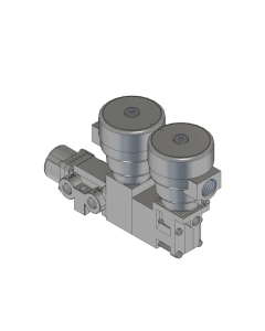 Valve, 3-Way, SST, 24VDC