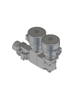 Valve, 3-Way, SST, 24VDC