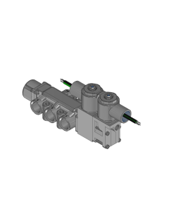 Valve, 4-Way, SST, 120V60Hz