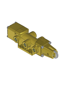 Valve, 4-Way, Brass