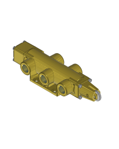 Valve, 4-Way, Brass