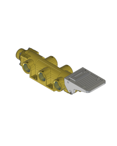 Valve, 4-Way, Brass