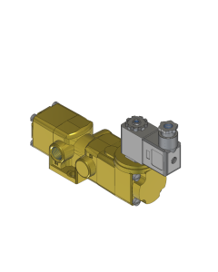 Valve, 2-Way, Brass, 24VDC