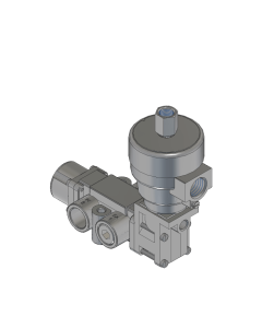 Valve, 2-Way, SST, 24VDC