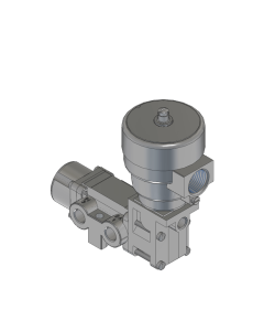 Valve, 3-Way, SST, 120V60Hz