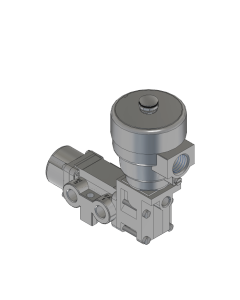 Valve, 3-Way, SST, 24VDC