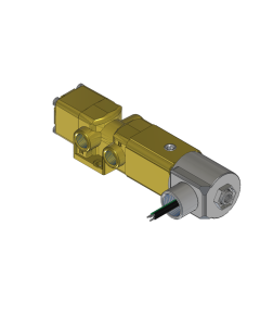 Valve, 3-Way, Brass, 120V60Hz