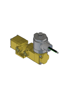 Valve, 3-Way, Brass, 24VDC