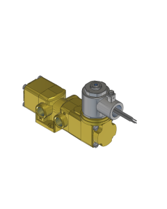 Valve, 3-Way, Brass, 12VDC