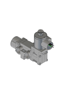 Valve, 3-Way, SST, 24VDC