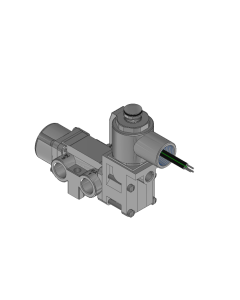 Valve, 3-Way, SST, 24VDC