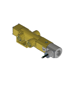 Valve, 3-Way, Brass, 120V60Hz