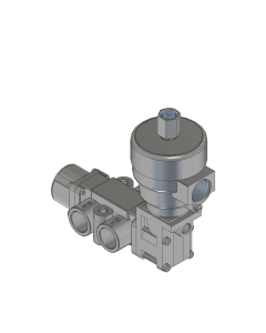 Valve, 3-Way, SST, 24VDC
