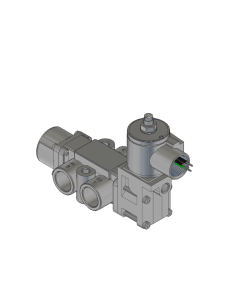 Valve, 3-Way, SST, 24VDC