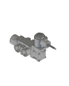 Valve, 3-Way, SST, 120V60Hz