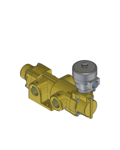 Valve, 3-Way, Brass, 24VDC