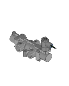 Valve, 3-Way, SST, 120V60Hz