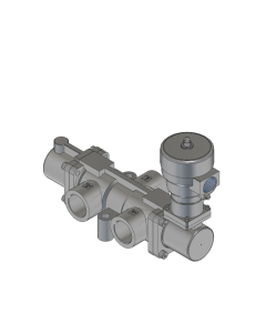 Valve, 3-Way, SST, 12VDC