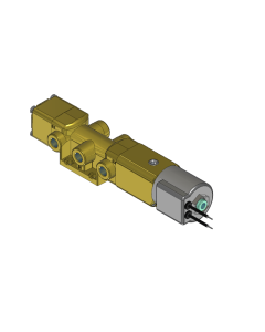 Valve, 4-Way, Brass, 120V60Hz