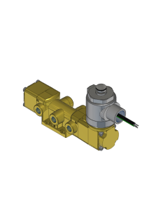 Valve, 4-Way, Brass, 120V60Hz