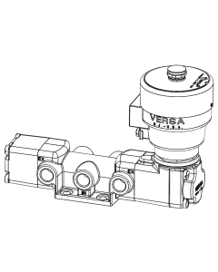 Valve, 4-Way, Brass, 120V60Hz