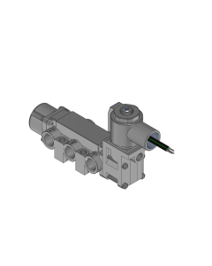 Valve, 4-Way, SST, 120V60Hz