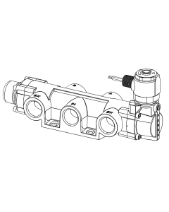 Valve, 4-Way, Brass, 125VDC