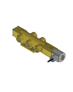 Valve, 5-Way, Brass, 120V60Hz