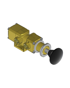 Valve, 3-Way, Brass