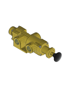 Valve, 3-Way, Brass