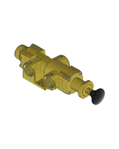 Valve, 3-Way, Brass