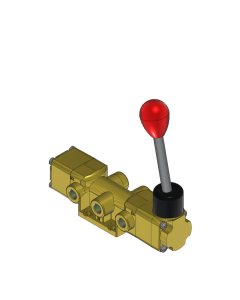 Valve, 4-Way, Brass