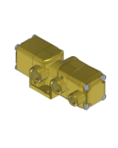 Valve, 3-Way, Brass