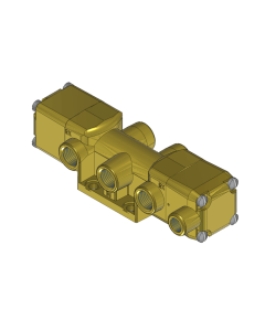 Valve, 4-Way, Brass