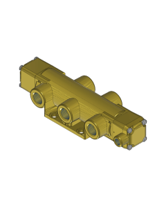 Valve, 4-Way, Brass