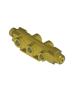 Valve, 4-Way, Brass