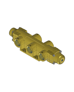 Valve, 4-Way, Brass