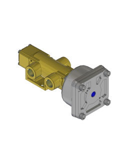 Valve, 3-Way, Brass