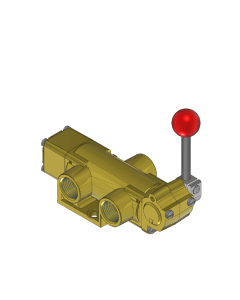 Valve, 3-Way, Brass