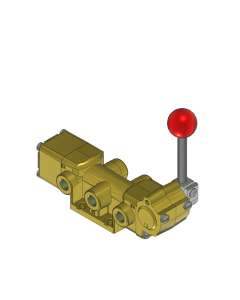 Valve, 4-Way, Brass